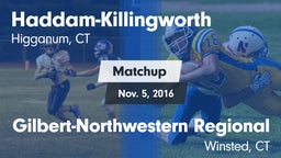 Matchup: Haddam-Killingworth vs. Gilbert-Northwestern Regional  2016