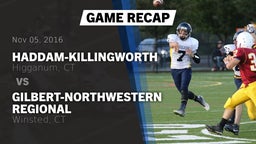 Recap: Haddam-Killingworth  vs. Gilbert-Northwestern Regional  2016