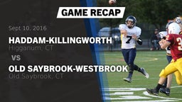 Recap: Haddam-Killingworth  vs. Old Saybrook-Westbrook  2016