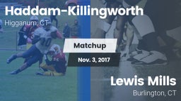 Matchup: Haddam-Killingworth vs. Lewis Mills  2017