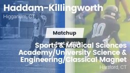 Matchup: Haddam-Killingworth vs. Sports & Medical Sciences Academy/University Science & Engineering/Classical Magnet 2018