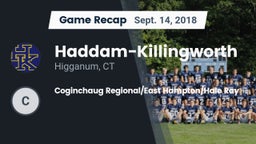 Recap: Haddam-Killingworth  vs. Coginchaug Regional/East Hampton/Hale Ray 2018