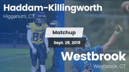 Matchup: Haddam-Killingworth vs. Westbrook  2019