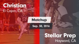 Matchup: Christian vs. Stellar Prep  2016