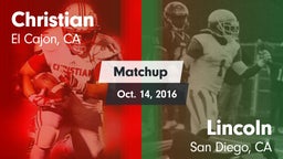 Matchup: Christian vs. Lincoln  2016