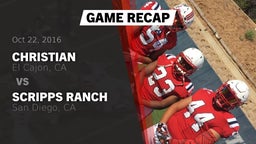 Recap: Christian  vs. Scripps Ranch  2016