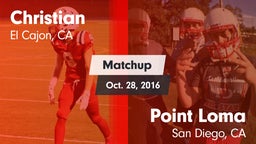 Matchup: Christian vs. Point Loma  2016