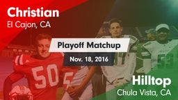 Matchup: Christian vs. Hilltop  2016