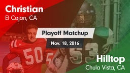 Matchup: Christian vs. Hilltop  2016