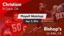 Matchup: Christian vs. Bishop's  2016
