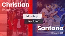 Matchup: Christian vs. Santana  2017