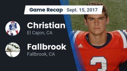 Recap: Christian  vs. Fallbrook  2017