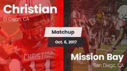 Matchup: Christian vs. Mission Bay  2017