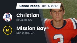 Recap: Christian  vs. Mission Bay  2017