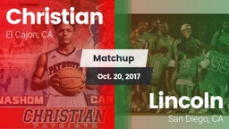 Matchup: Christian vs. Lincoln  2017