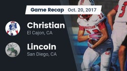 Recap: Christian  vs. Lincoln  2017