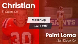 Matchup: Christian vs. Point Loma  2017
