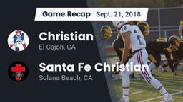 Recap: Christian  vs. Santa Fe Christian  2018