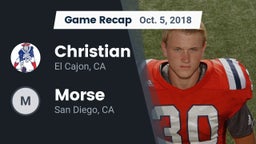 Recap: Christian  vs. Morse  2018