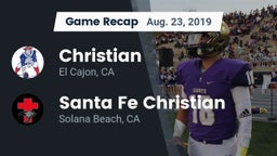 Recap: Christian  vs. Santa Fe Christian  2019