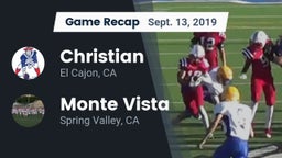Recap: Christian  vs. Monte Vista  2019