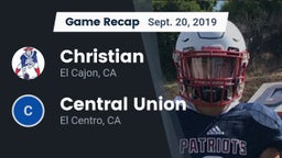 Recap: Christian  vs. Central Union  2019