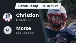 Recap: Christian  vs. Morse  2019