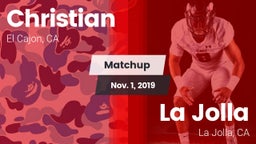 Matchup: Christian vs. La Jolla  2019