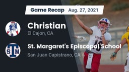 Recap: Christian  vs. St. Margaret's Episcopal School 2021