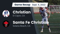 Recap: Christian  vs. Santa Fe Christian  2022