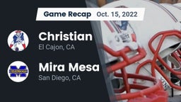 Recap: Christian  vs. Mira Mesa  2022