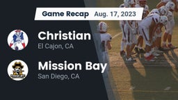 Recap: Christian  vs. Mission Bay  2023