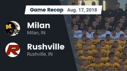 Recap: Milan  vs. Rushville  2018