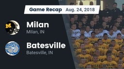 Recap: Milan  vs. Batesville  2018