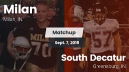 Matchup: Milan vs. South Decatur  2018