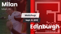 Matchup: Milan vs. Edinburgh  2018