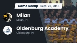 Recap: Milan  vs. Oldenburg Academy  2018