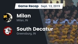 Recap: Milan  vs. South Decatur  2019