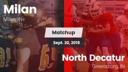 Matchup: Milan vs. North Decatur  2019