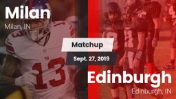Matchup: Milan vs. Edinburgh  2019