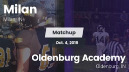 Matchup: Milan vs. Oldenburg Academy  2019