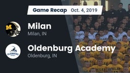 Recap: Milan  vs. Oldenburg Academy  2019