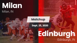 Matchup: Milan vs. Edinburgh  2020
