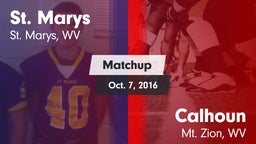 Matchup: St. Marys vs. Calhoun  2016