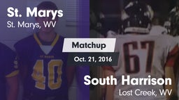 Matchup: St. Marys vs. South Harrison  2016
