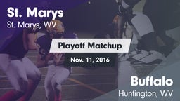 Matchup: St. Marys vs. Buffalo 2016