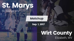 Matchup: St. Marys vs. Wirt County  2017