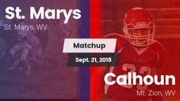 Matchup: St. Marys vs. Calhoun  2018