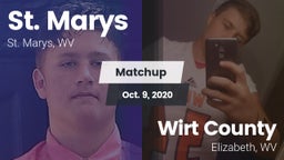 Matchup: St. Marys vs. Wirt County  2020