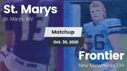 Matchup: St. Marys vs. Frontier  2020